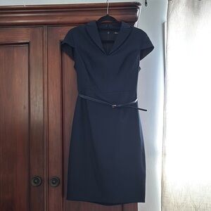 Elegant Brooks Brothers Navy Dress
